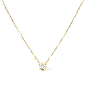 10K Yellow Gold 1/3 Carat Round
